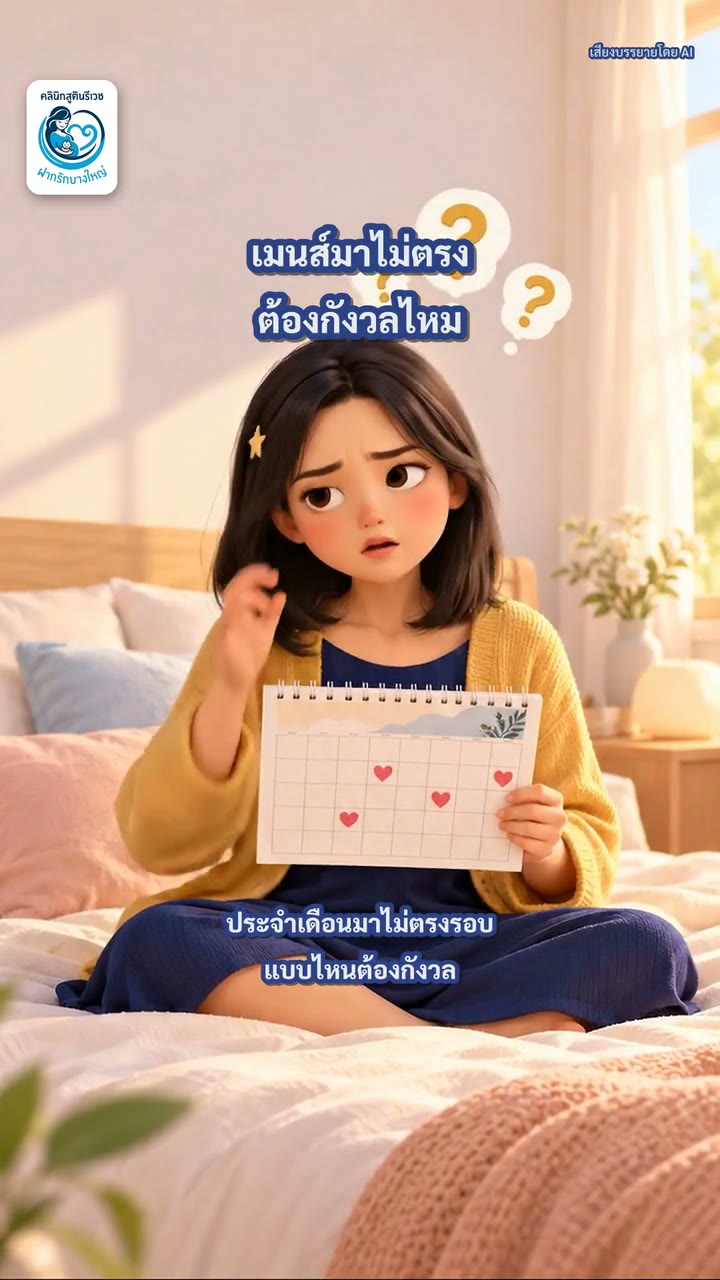 ประจำเดือนมาไม่ปกติ แบบไหนต้องกังวล?
